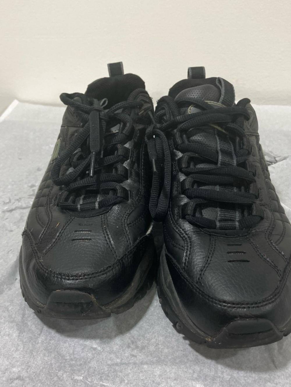 Skechers Black Men's Athletic Lace-Up Sneakers